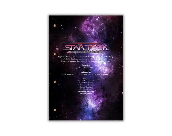 Star Trek: The Final Frontier Script/Screenplay