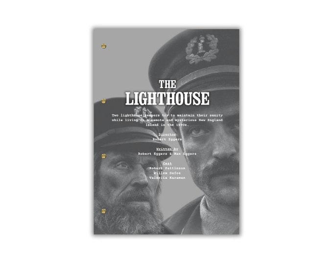The Lighthouse Script/Screenplay