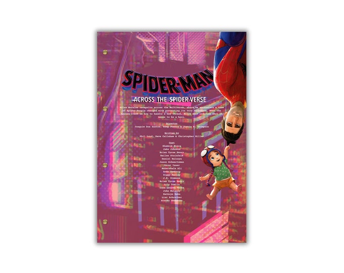 Spider Man across the spider-verse Script/Screenplay