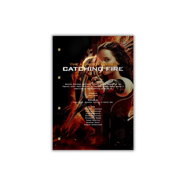 The Hunger Games: Catching Fire Script/Screenplay