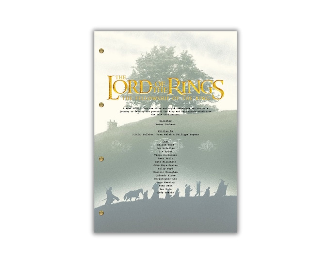 The Lord of the Rings: The Fellowship Script/Screenplay