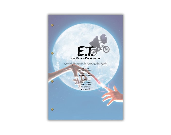 E.T Script/Screenplay