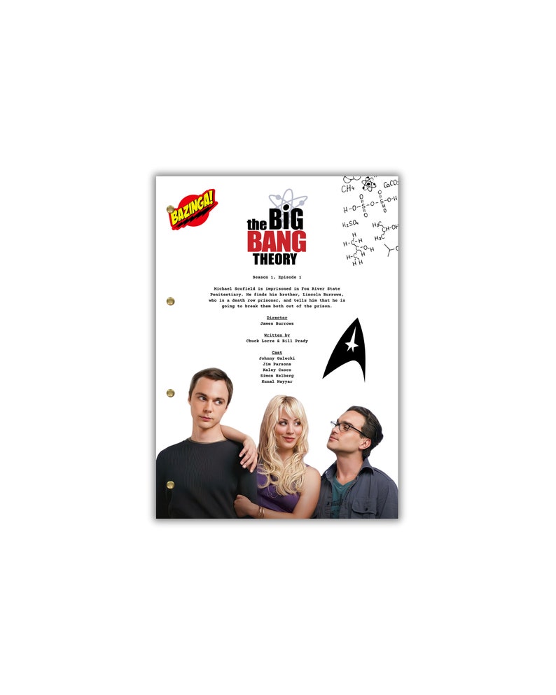 Big Bang Theory Season 1, Episode 1 Script/Screenplay image 1