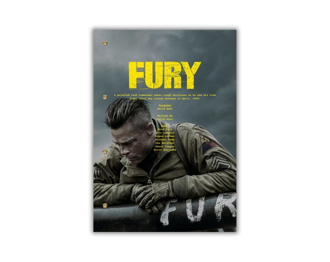 Fury Script/Screenplay