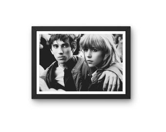 Phil Daniels & Leslie Ash on the set of Quadrophenia - Behind the scene Print