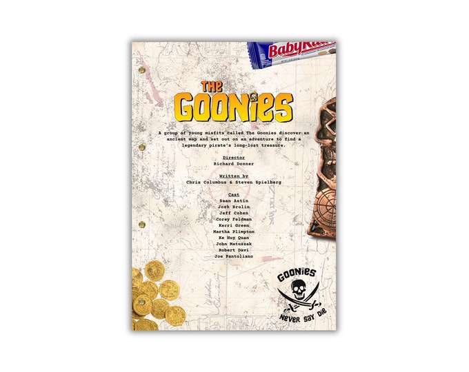 The Goonies Script/Screenplay