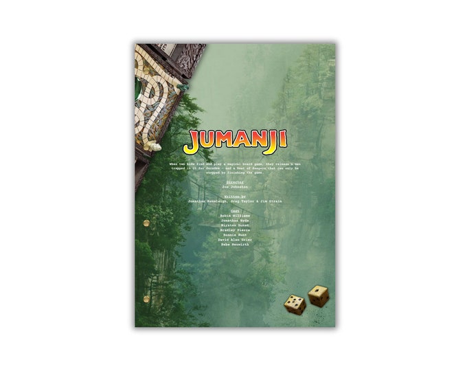 Jumanji Script/Screenplay