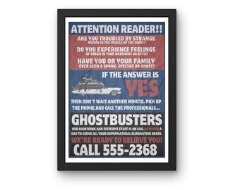 GHOSTBUSTERS | TV AD - Bespoke Poster