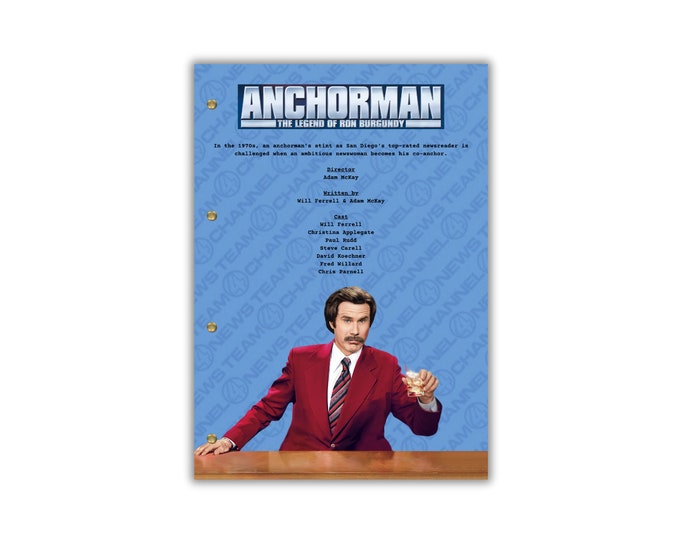 Anchorman: The Legend of Ron Burgundy Script/Screenplay