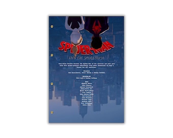 Spider Man into the spider-verse Script/Screenplay