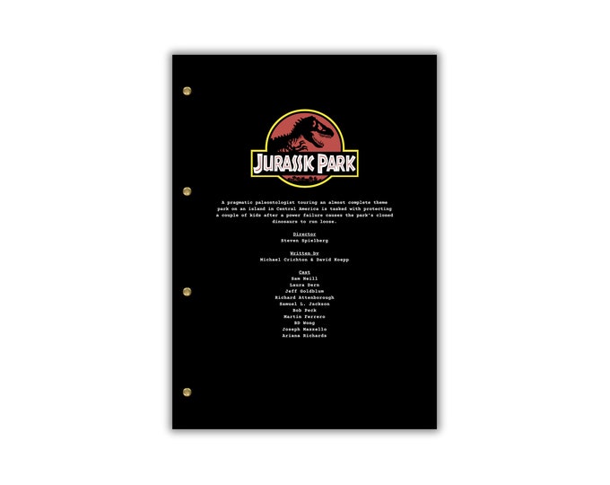 Jurassic Park Script/Screenplay