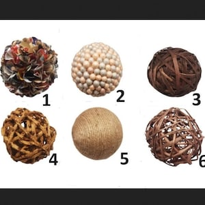 Decorative Balls for Bowls, Vase Fillers, Farmhouse Decor