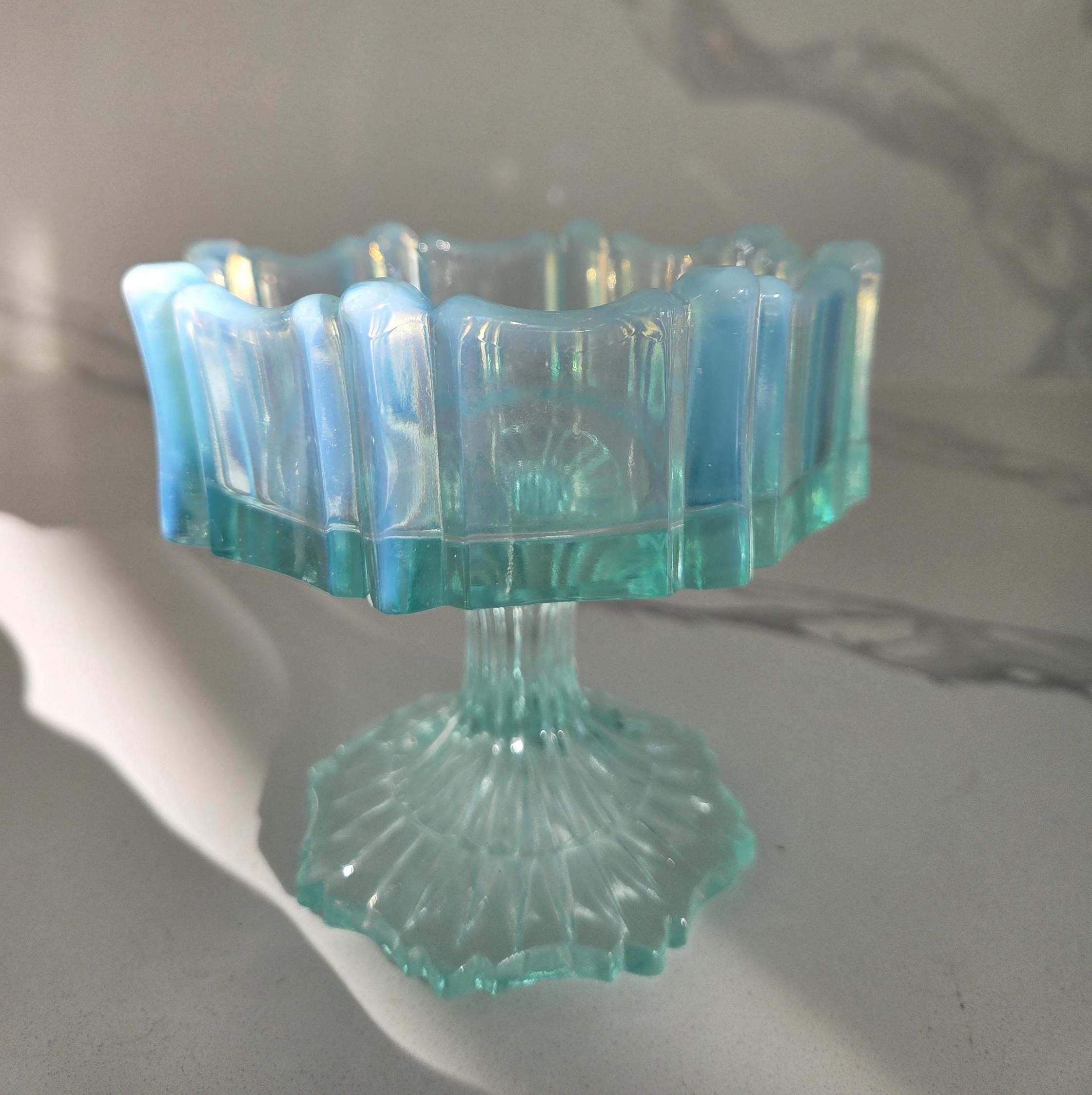 Fenton Blue Opalescent - Etsy