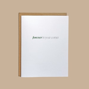 Forever In Your Corner | Support Card Through Hardship, Difficult Times, Divorce, Miscarriage, Layoff