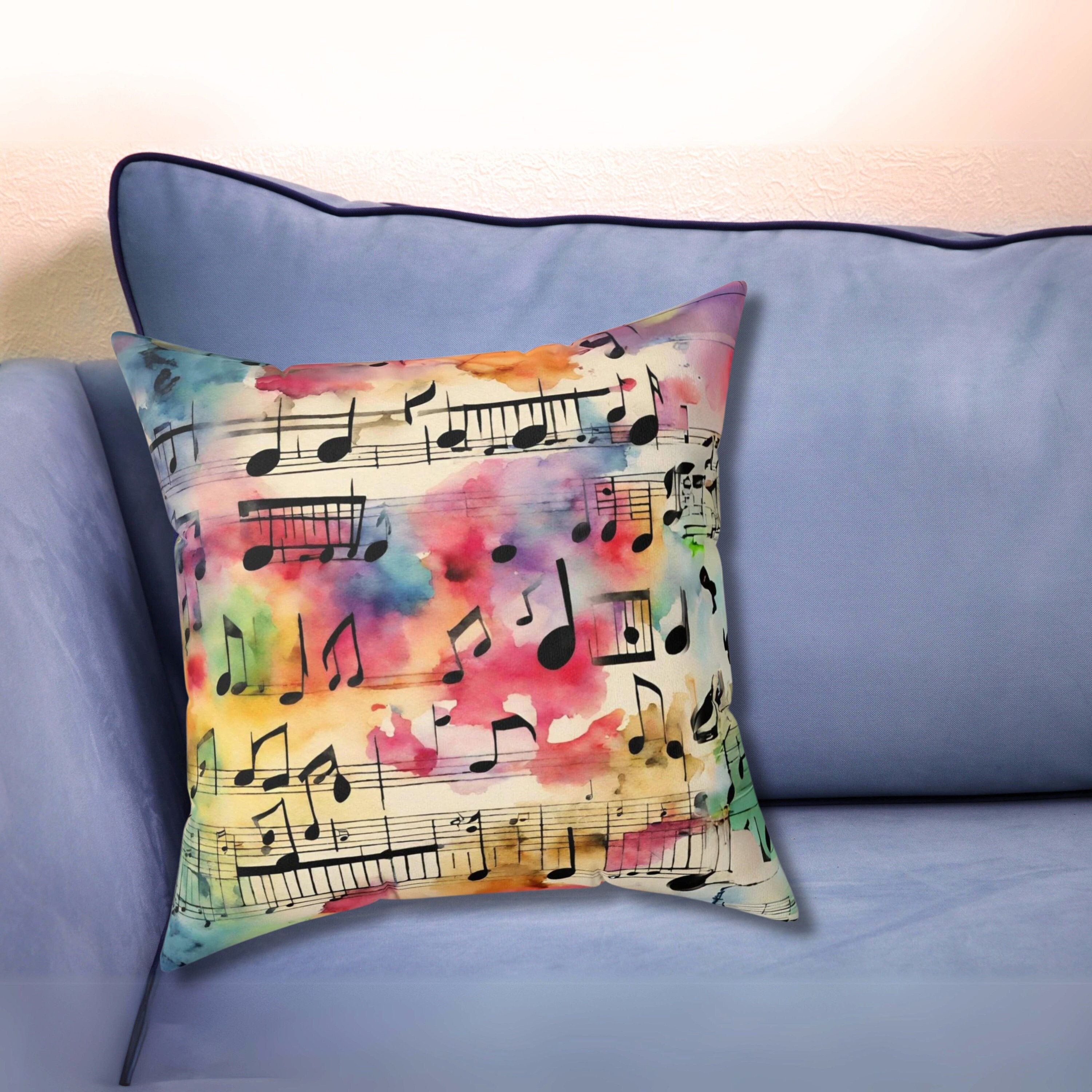 Music Throw Pillow Etsy