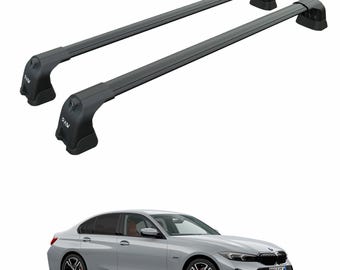 BMW 3 G20 (2019年以降) ルーフラッククロスバー アルミ製 固定