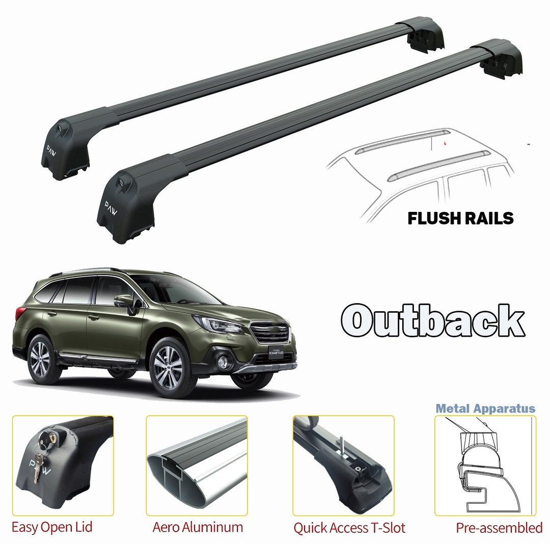 For Subaru Outback 20142020 Roof Rack System Carrier Cross Bars Aluminum Lockable High Quality