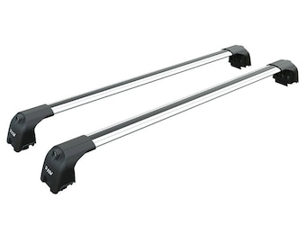 Barras transversales para portaequipajes de techo Mazda CX 90: Soporte de metal de aluminio, riel empotrado (2023 en adelante)