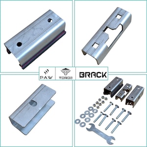 Stainless Steel Van Roof Rack Mount Kit: Drill-Free Install