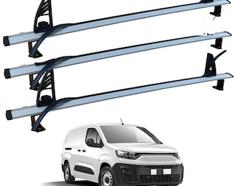 For Fiat Doblo Roof Racks Cross Bars Carrier Alu 2022- Up 3 Qty