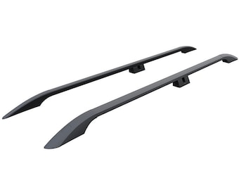 For Volkswagen Caddy SWB Alu Roof Side Rails Ultimate Style Black 2020-Up