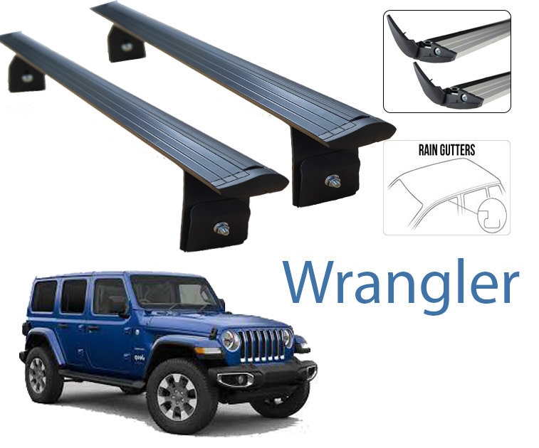Jeep wrangler gutter cheap mount roof rack