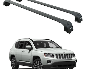 Jeep Compass (2011-2017) Roof Rack Cross Bars Flush Rail
