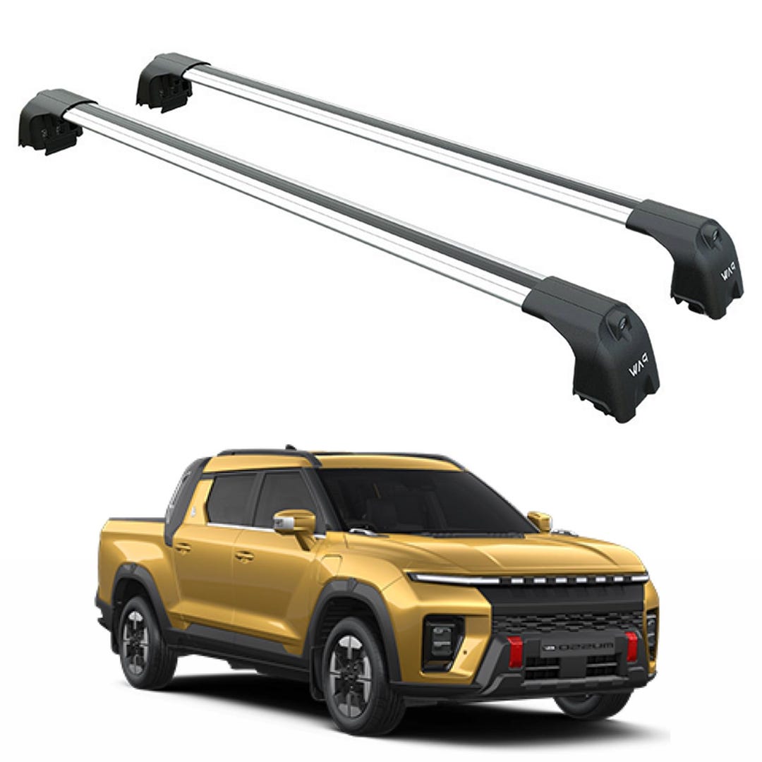 Ev Racks KGM Musso EV Aluminum Roof Racks: Lockable Cargo Cross Bars - Etsy