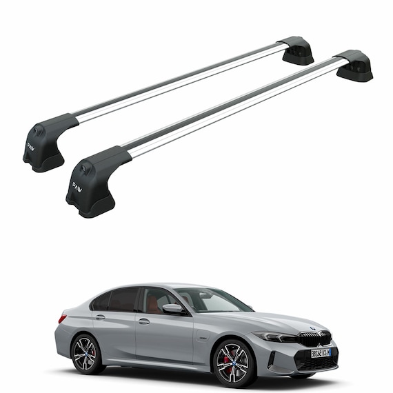 BMW 3 G20 (2019年以降) ルーフラッククロスバー アルミ製 固定