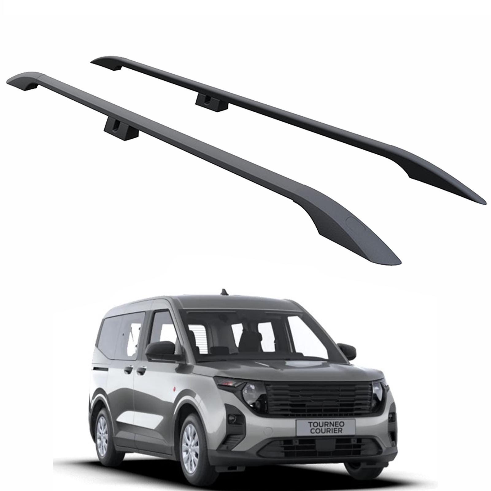 VDP XL Pro 200 - Barre Portatutto In Alluminio Per Ford Transit Custom (minibus/furgone, Dal 2013) - Portata 200 Kg