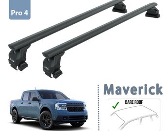 Ford Maverick Roof Rack Cross Bar Black Color Pro 4