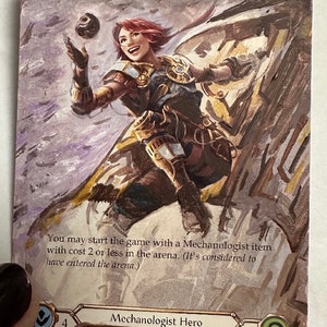 Flesh and blood TCG Dash, Inventor Extraordinaire extended art hero alter
