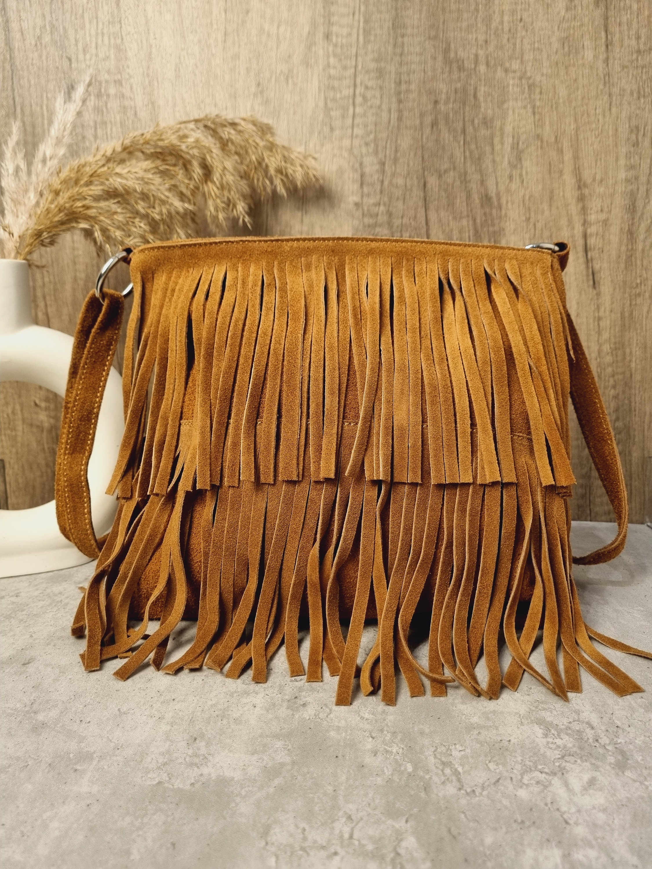 Fringe Bag - Brown – Liberté Leather