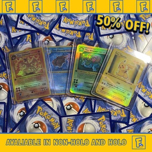 Cartas de Pokemon grossas | Presente hilário para presente engraçado e único para aniversário, Natal, Ele, Ela, Papai Noel secreto, enchimento de meia, Charizard Blastoise