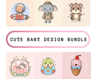 Baby design Bundle, Premium Baby Design Bundle, Baby designs SVG, PNG Designs, Baby clothing, New born gift, Baby fashion, Baby birthday