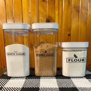 Pantry Labels, Canister Labels, Pantry Organization,