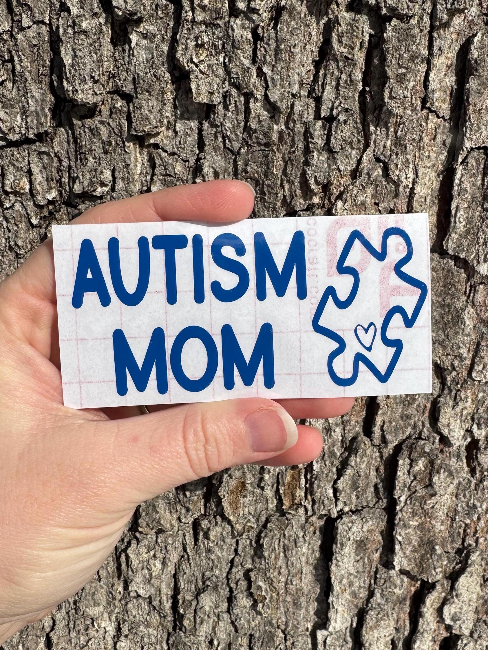 Autism Awareness Decal, Autism Mom Decal, Autism Dad Decal, Autism ...