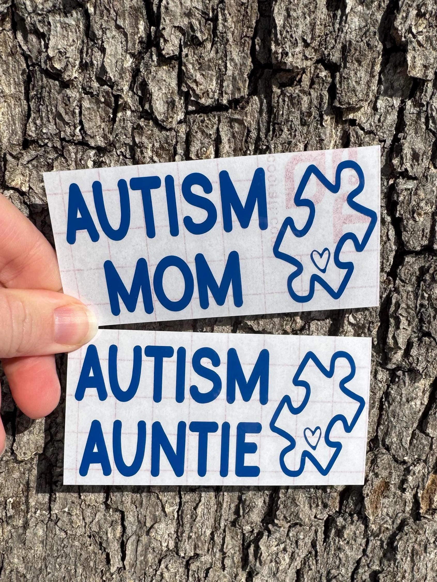 Autism Awareness Decal, Autism Mom Decal, Autism Dad Decal, Autism ...