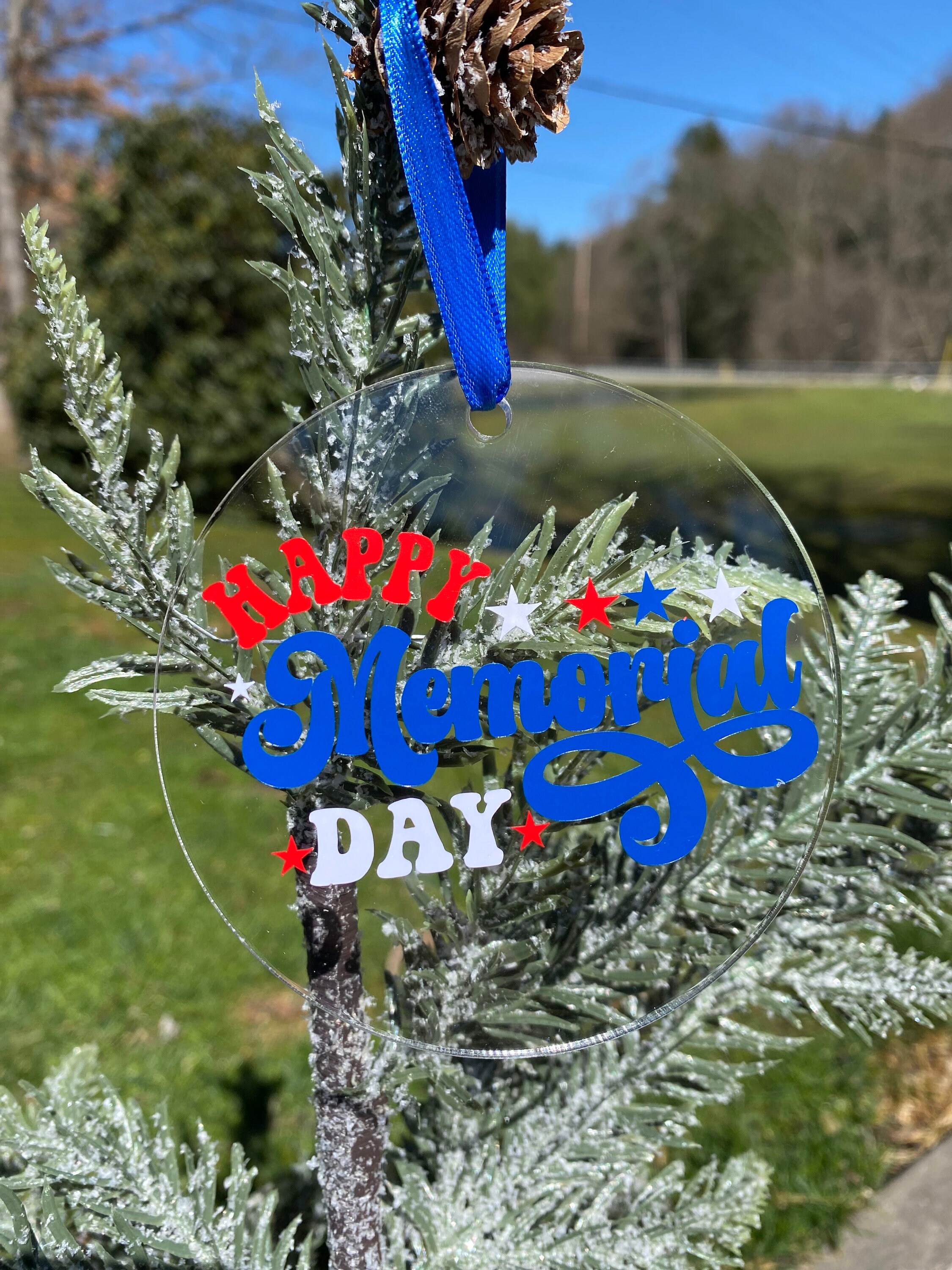 Patriotic Ornaments, USA Ornaments, American Flag Ornament, America Ornament, Red White and Blue ...