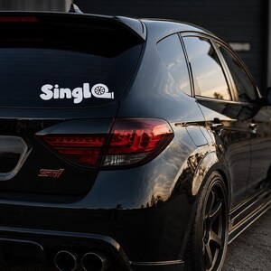 Single Turbo Decal, Turbo Charged Decal, Turbo Whistle Sticker, Car Enthusiast Decal, JDM Decal, Boost Decal, Turbo Car Sticker