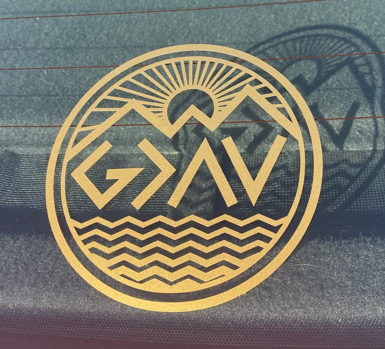 God is Greater Vinyl Decal, God is Greater Decal, God is Greater Than ...