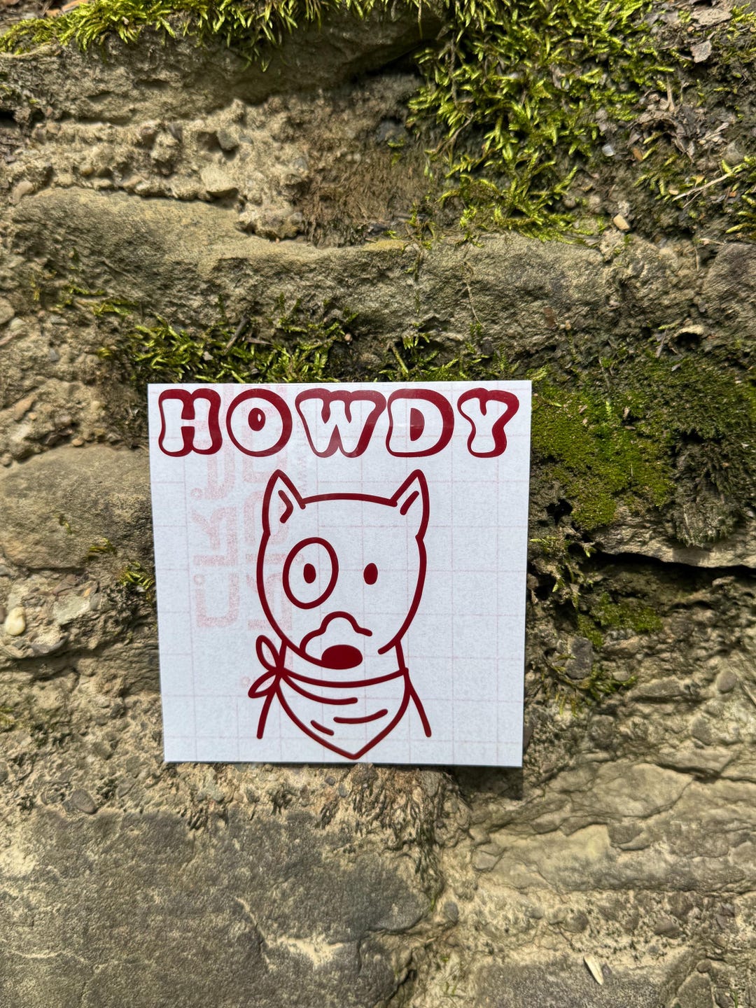 Howdy Decal - Etsy