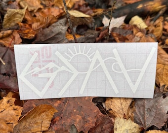 God is Greater Decal, God is Greater Than The Highs and Lows Decal, Religious Decal, Christian Decal