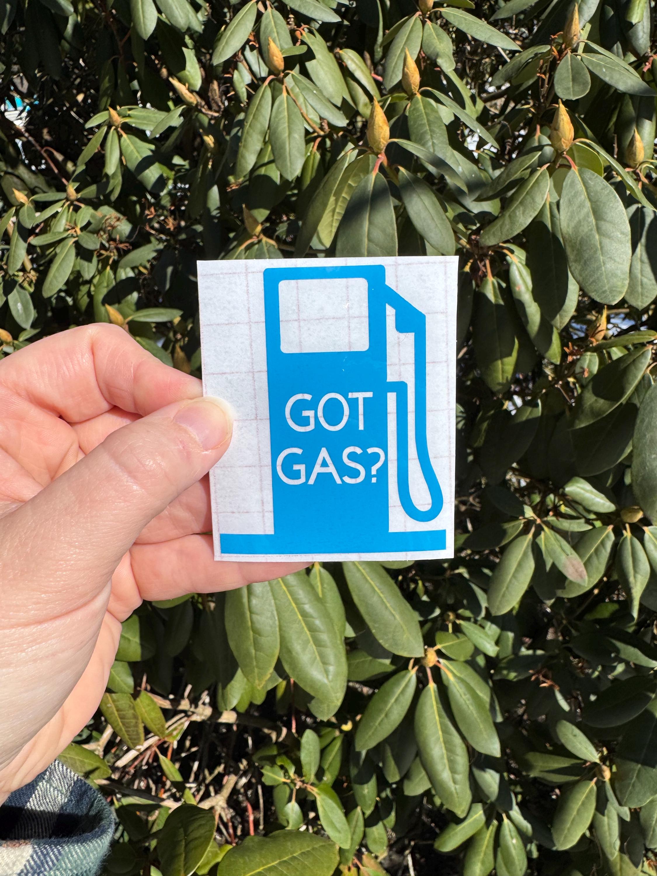 Gas Decal, Gas Pump Decal, Got Gas Decal, Gas Guzzler Decal, Gas ...
