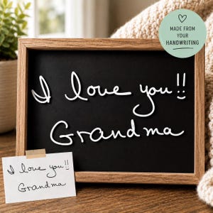 Custom Handwriting Decal, Personalized Handwriting Vinyl Decal, Memorial Handwriting Gift, Signature Decal, Handwritten Note Sticker, Car Wi