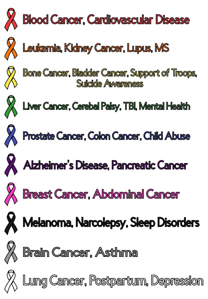 Cause Ribbon Peace Love Cure Decal, Awareness Ribbon Decal, Breast Cancer Awareness ...