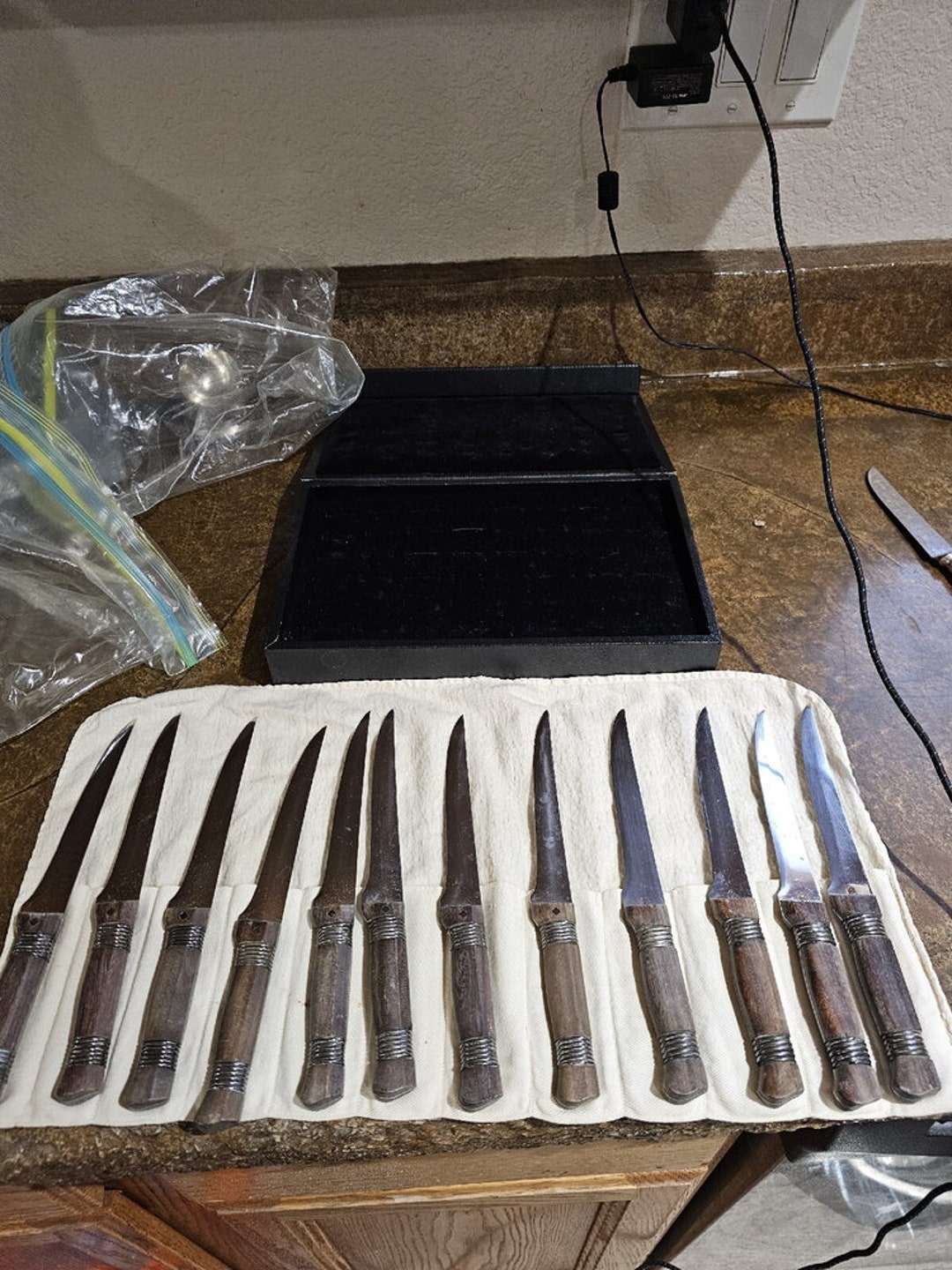 Vintage William Spratling Set of 12 Steak Knives Sterling Etsy