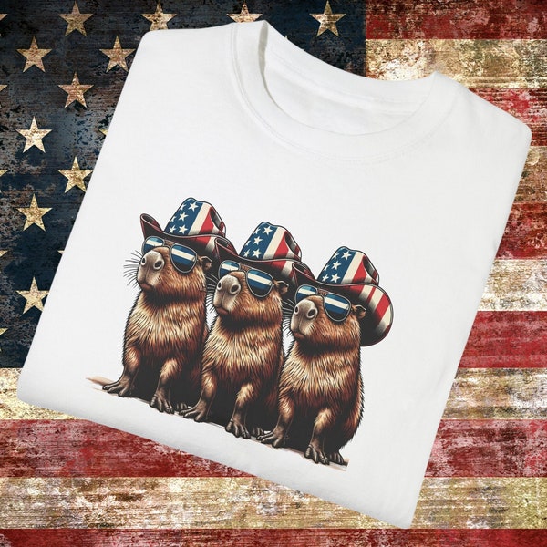 Capybara Usa Flag - Etsy