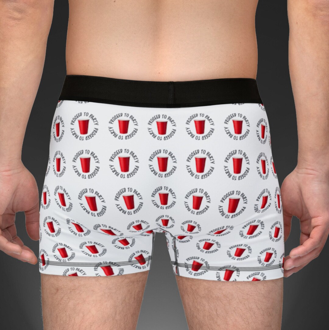 Red Solo Cup Boxer Briefs for Toby Keith Fan Proceed to Party Funny