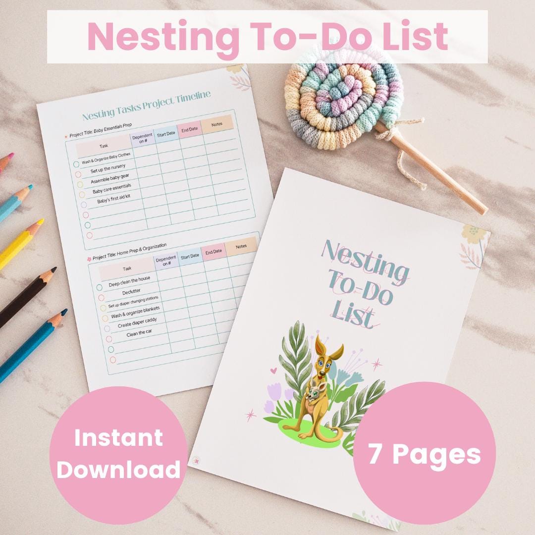 Nesting Pregnancy To do List Printable - Il 1080xN.6606590056 9fda